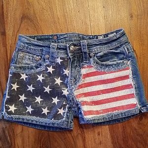 Miss Me americana shorts